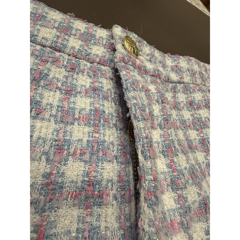 Lilly Pulitzer Colette Mini Skort Boucle Fabric Preppy Office Skirt Women's 8 - Picture 5 of 14